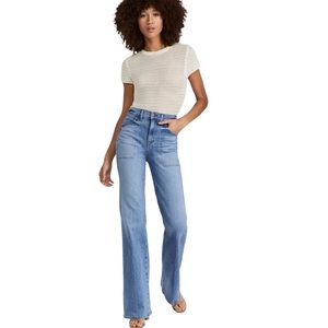 VERONICA BEARD Crosbie Wide Leg Jeans | Size 26/2